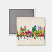 Aimant Ligne aérienne du Massachusetts de Boston (Recto/Verso)