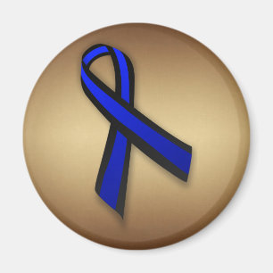 Aimant Ligne bleue mince