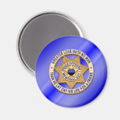 Aimant Ligne bleue mince (Recto/Verso)