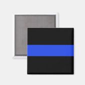 Aimant Ligne bleue mince (Recto/Verso)