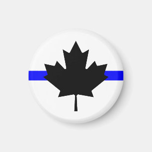 Aimant Ligne bleue mince - version Canada