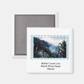 Aimant Ligne côtière Magnet-NaPali, Kauai, Hawaii (Recto/Verso)