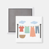 Aimant Ligne de blanchisserie (Recto/Verso)