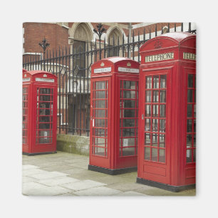 Aimant Ligne de boîtes téléphoniques à l'arrière du Royal