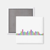 Aimant Ligne d'horizon de Houston (Recto/Verso)