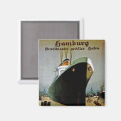 Aimant Ligne Hambourg-Amerika (Recto/Verso)