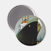 Aimant Ligne Hambourg-Amerika (Recto/Verso)