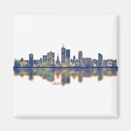 Aimant Ligne Skyline Cali (Devant)