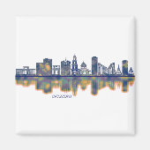 Aimant Ligne Skyline Chișinău (Devant)