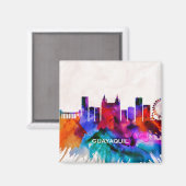 Aimant Ligne Skyline Guayaquil (Recto/Verso)