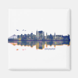 Aimant Ligne Skyline Saragosse