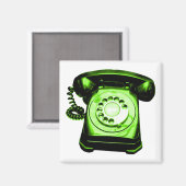 Aimant Ligne téléphonique verte (Recto/Verso)