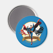 Aimant Ligue de Justice (Recto/Verso)