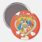 Aimant Ligue de Justice | Bonne fête des mères (Recto/Verso)