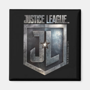 Aimant Ligue de Justice Bouclier JL métallique