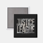 Aimant Ligue de Justice | Logo métallique de la Ligue de  (Recto/Verso)
