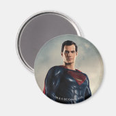 Aimant Ligue de Justice | Superman Sur Le Champ De Batail (Recto/Verso)