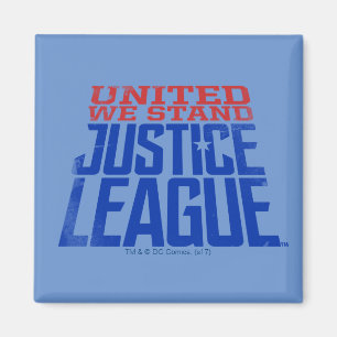 Aimant Ligue de Justice United We Stand Graphic