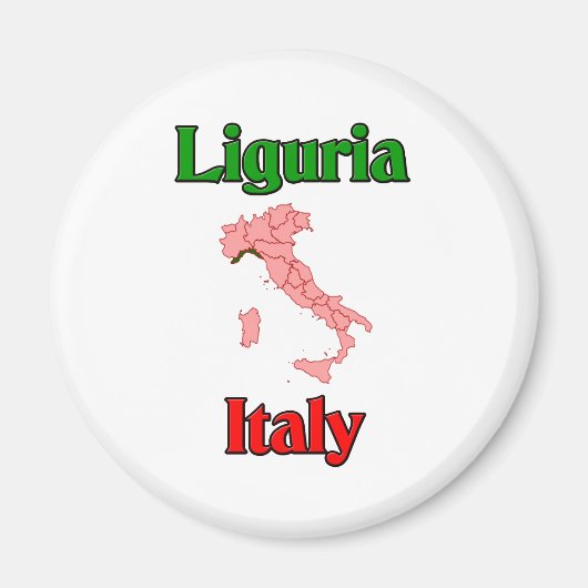 Aimant Ligurie Italie (Devant)