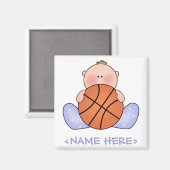 Aimant Lil Basketball Baby Boy (Recto/Verso)