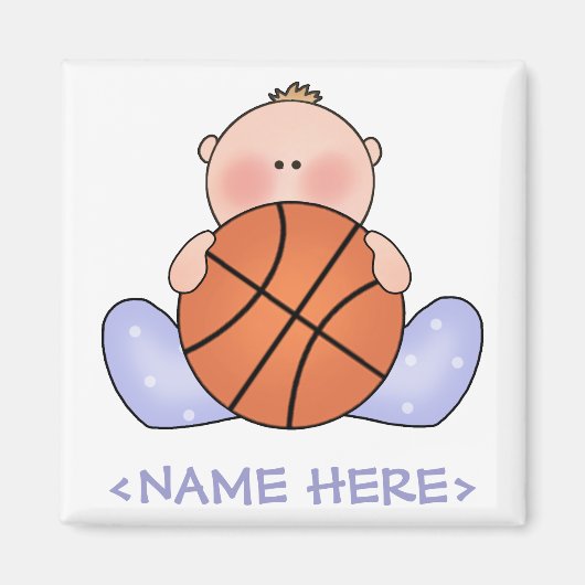 Aimant Lil Basketball Baby Boy (Devant)