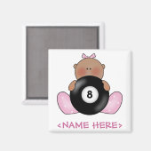 Aimant Lil Billiards Baby Girl - Girl (Recto/Verso)