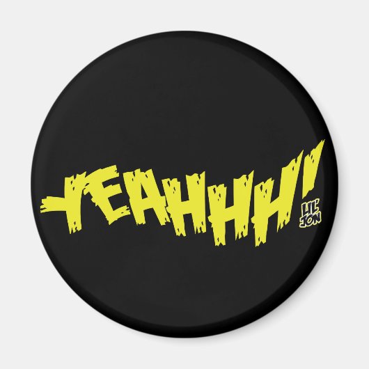 Aimant Lil Jon "Yeeeah !" Jaune (Devant)