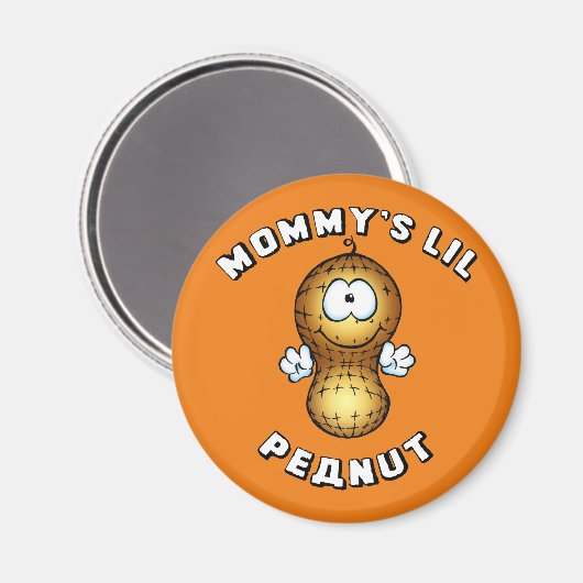 Aimant Lil Peanut de maman (Recto/Verso)