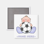 Aimant Lil Soccer Baby Boy (Recto/Verso)