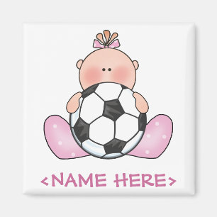 Aimant Lil Soccer Baby Girl