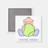 Aimant Lil Tennis Baby Boy (Recto/Verso)