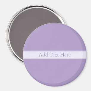 Aimant Lila clair violet élégant personnalisable
