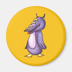 Aimant lila Monster