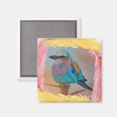 Aimant Lilac Breasted Roller (Recto/Verso)