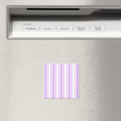 Aimant Lilac violet et blanc bonbons rayures (In Situ (Lave-vaisselle))