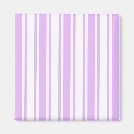 Aimant Lilac violet et blanc bonbons rayures (Devant)