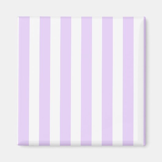 Aimant Lilac violet et blanc bonbons rayures (Devant)