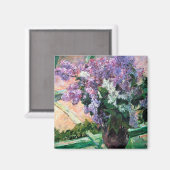 Aimant Lilacs dans une fenêtre, Mary Cassatt (Recto/Verso)
