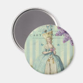 Aimant Lilas au printemps (Recto/Verso)