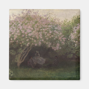 Aimant Lilas de Claude Monet , temps gris, 1872