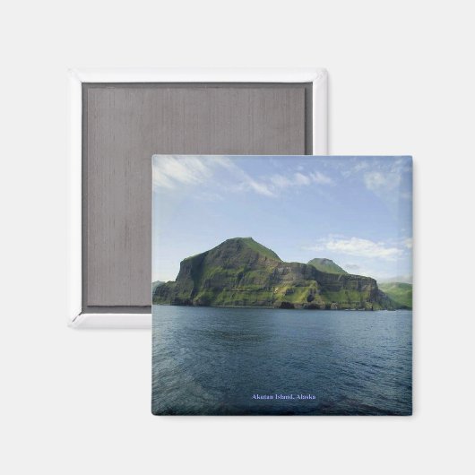 Aimant L'île d'Akutan (Recto/Verso)