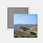 Aimant l'île de Comino à Malte (Recto/Verso)