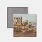 Aimant L'île de Philae, 1866 (w/c) (Recto/Verso)