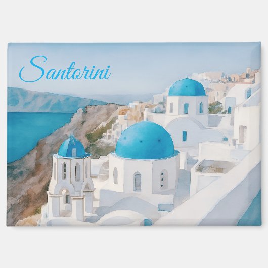Aimant L'île de Santorin, Grèce (Recto)