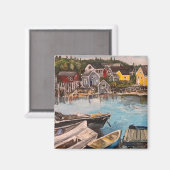 Aimant L'île de Vindelhaven, Maine (Recto/Verso)