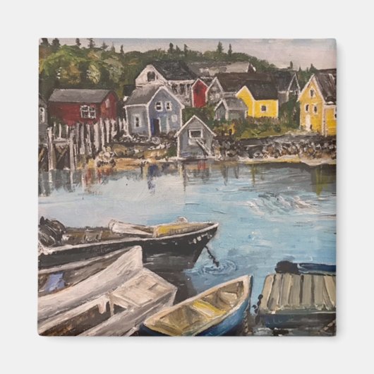 Aimant L'île de Vindelhaven, Maine (Devant)