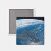 Aimant L'île du Nord de la Nouvelle-Zélande. (Recto/Verso)