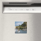 Aimant L'île grecque de Corfou Photo (In Situ (Lave-vaisselle))