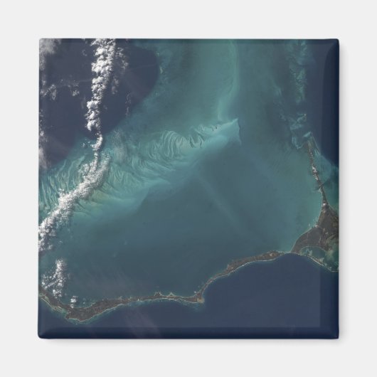 Aimant L'île longue et étroite d'Eleuthra aux Bahamas (Devant)