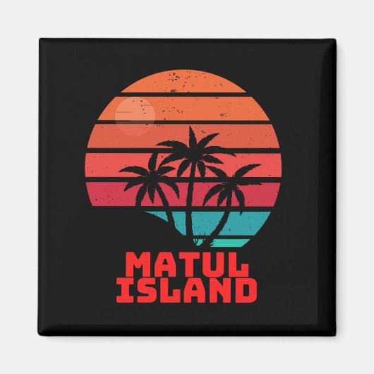 Aimant L'île Matul (Devant)